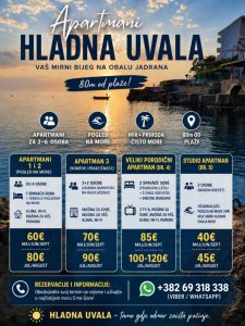 Apartmani Utjeha-Hladna uvala